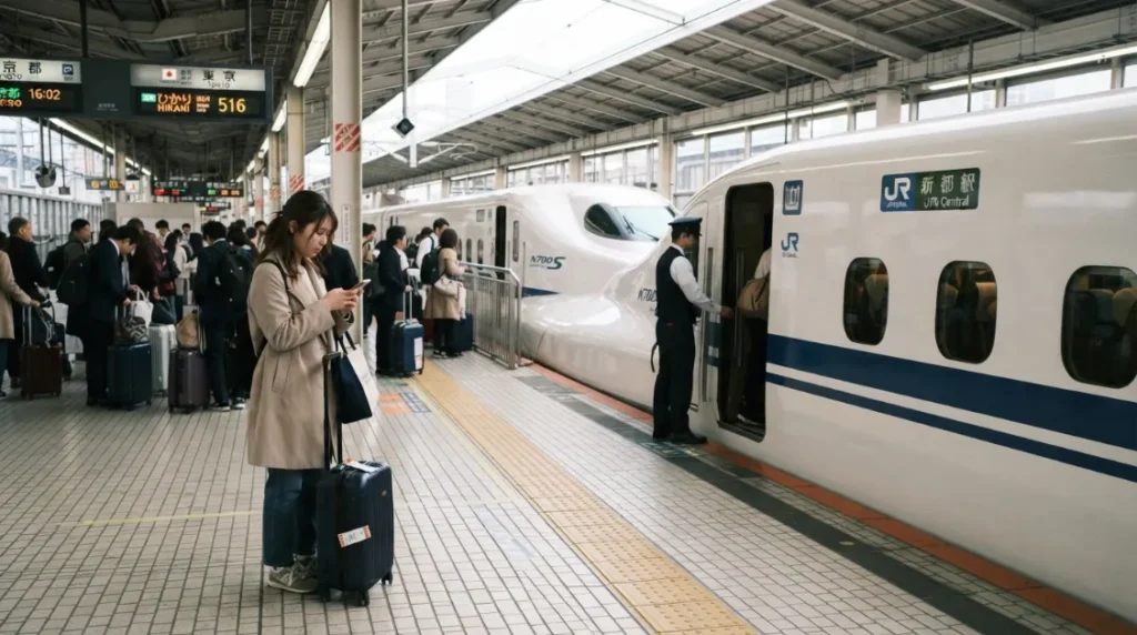 Shinkansen en Japón como parte del presupuesto de transporte