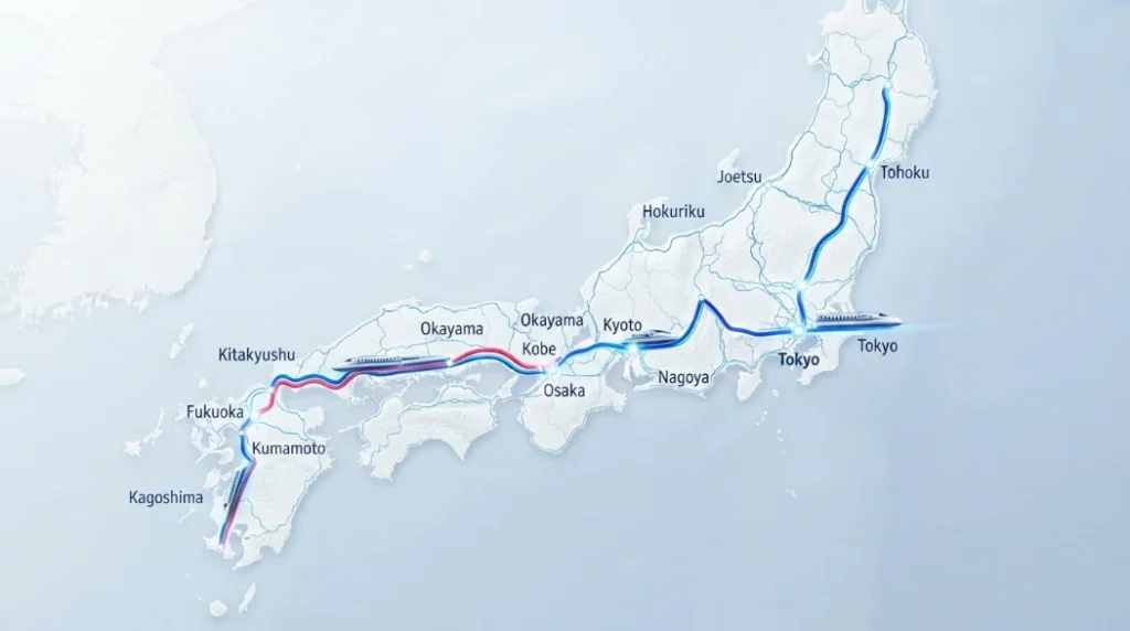Rutas ferroviarias por Japón para valorar si compensa el JR Pass