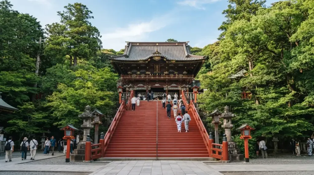 Santuario Tsurugaoka Hachimangu en Kamakura